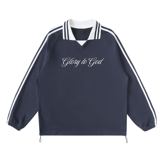 Glory to God Collar Sweatshirt